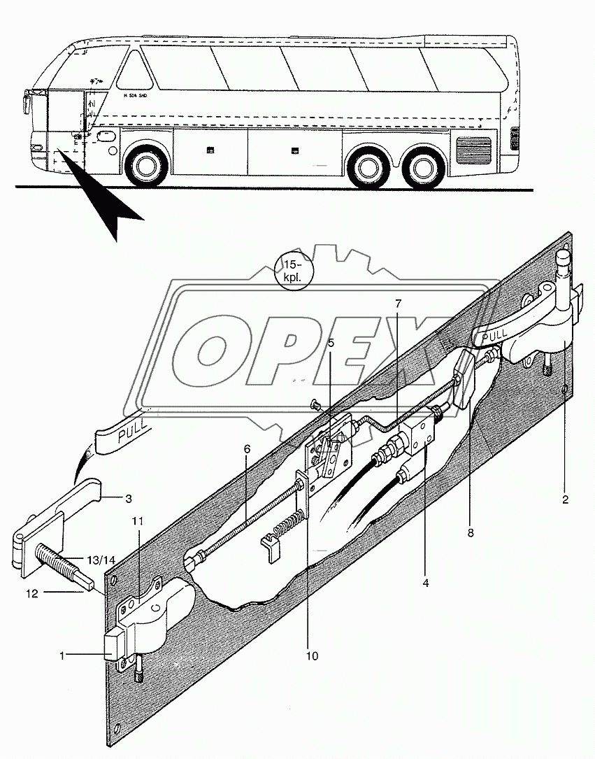 EMERGENCY DOOR LOCKING SYSTEM