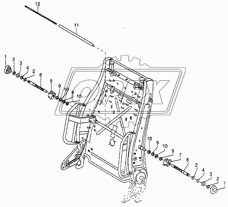 DRIVER SEAT RECARO 8