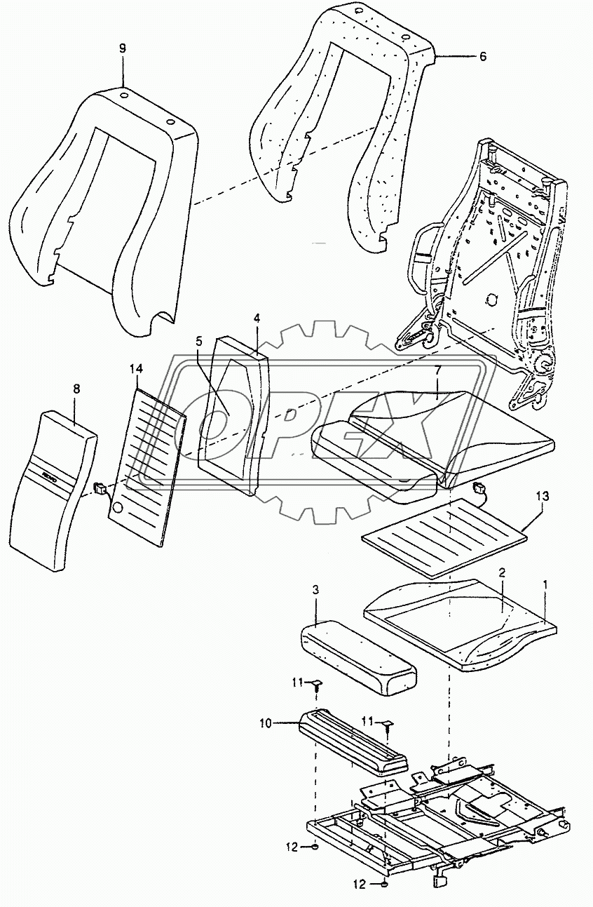 DRIVER SEAT RECARO 9