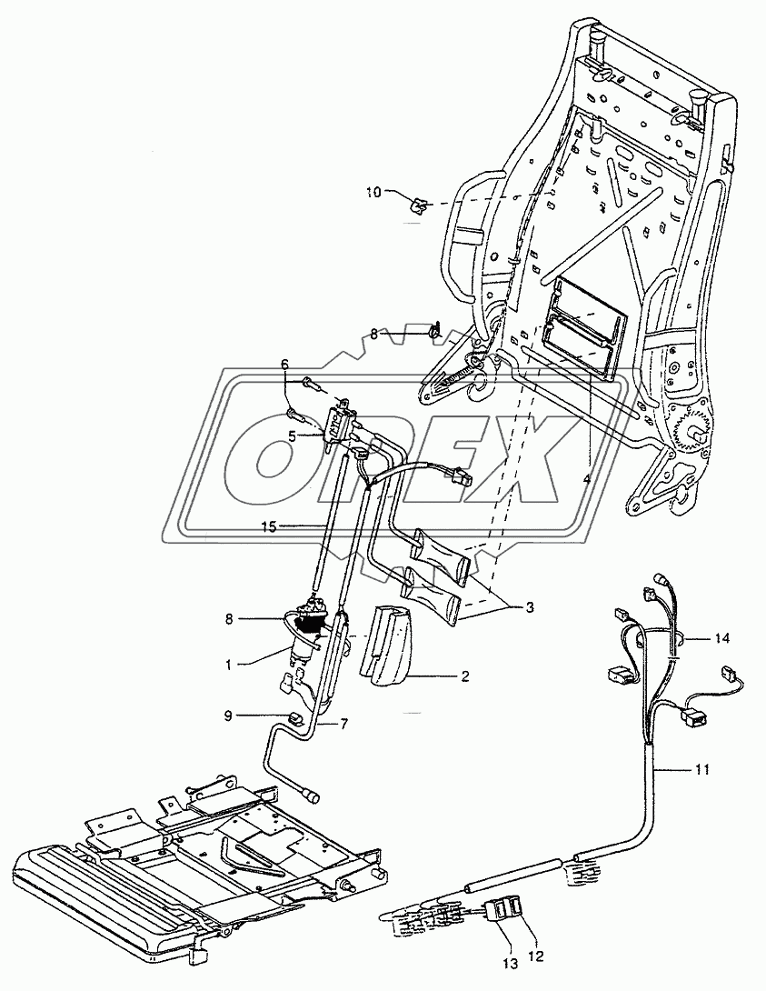 DRIVER SEAT RECARO 11