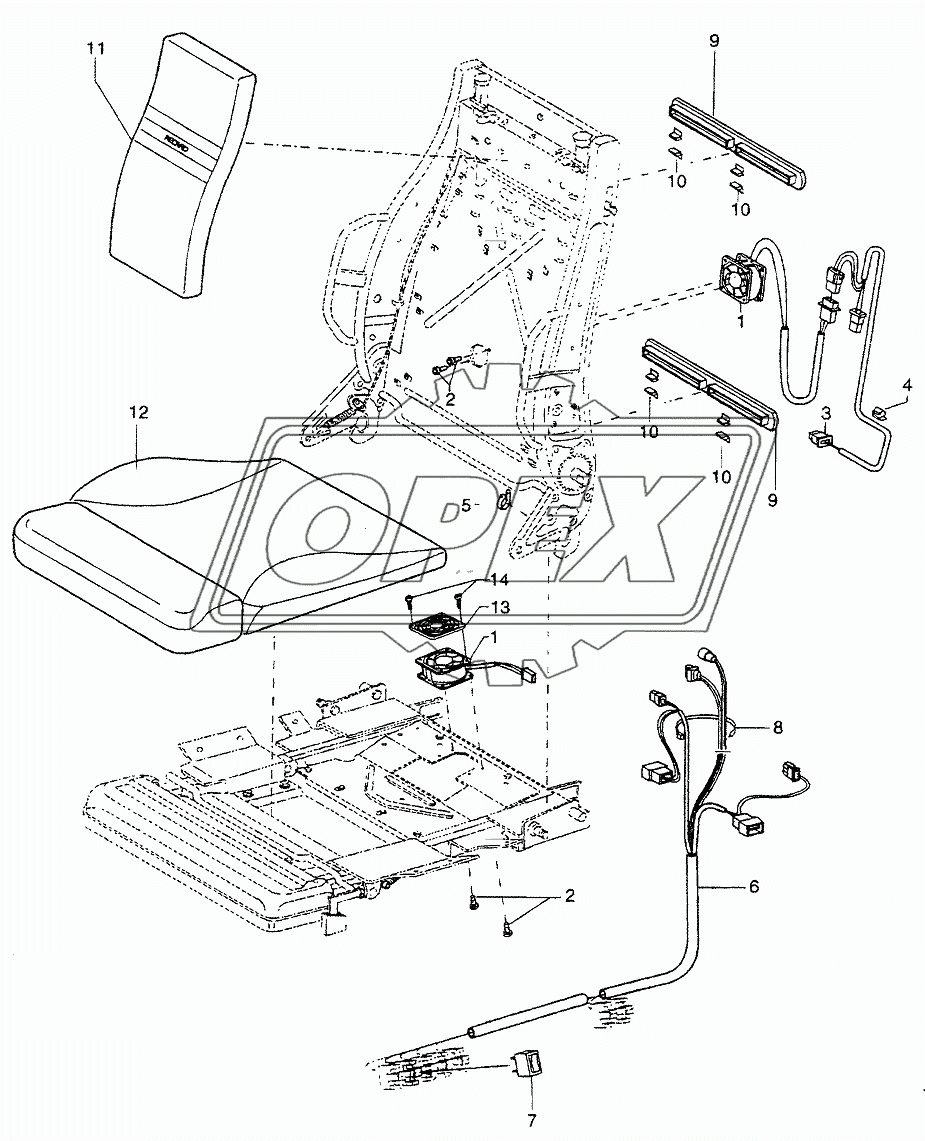 DRIVER SEAT RECARO 13