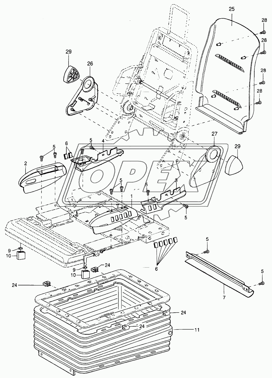 DRIVER SEAT RECARO 21