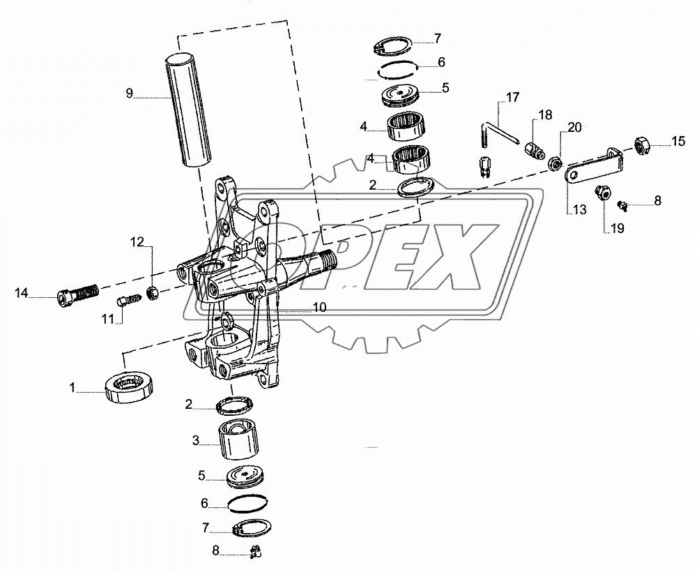 FRONT AXLE PARTS 1