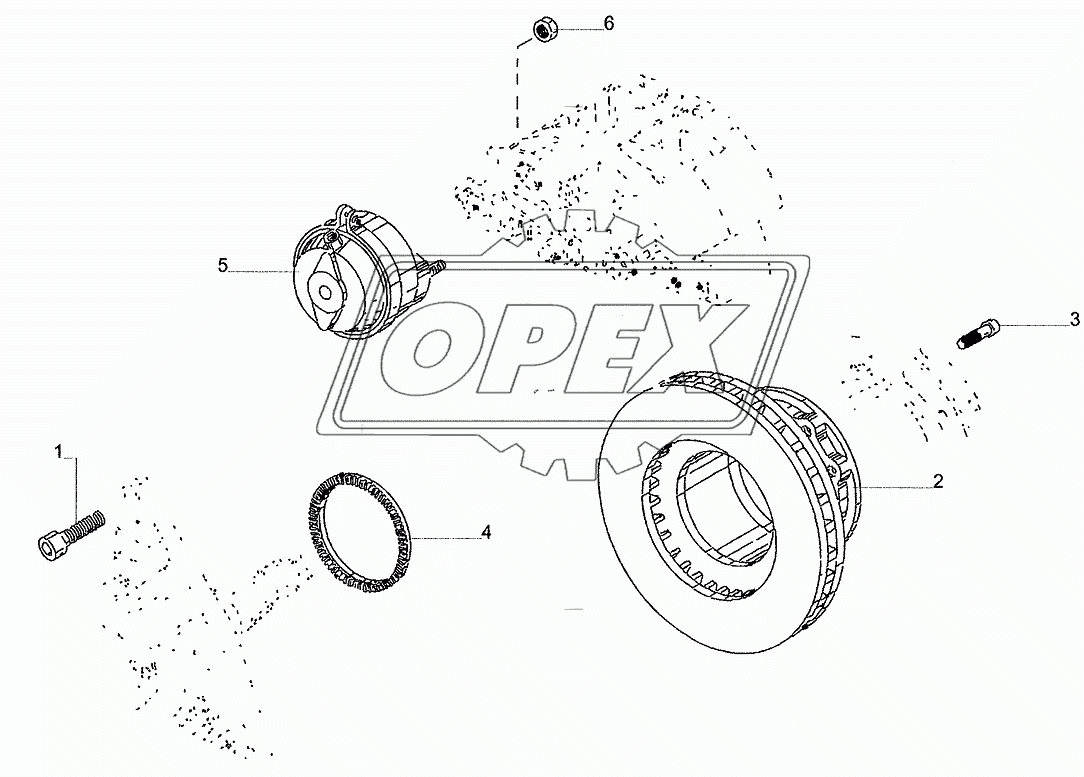 DISK BRAKE FRONT AXLE 1