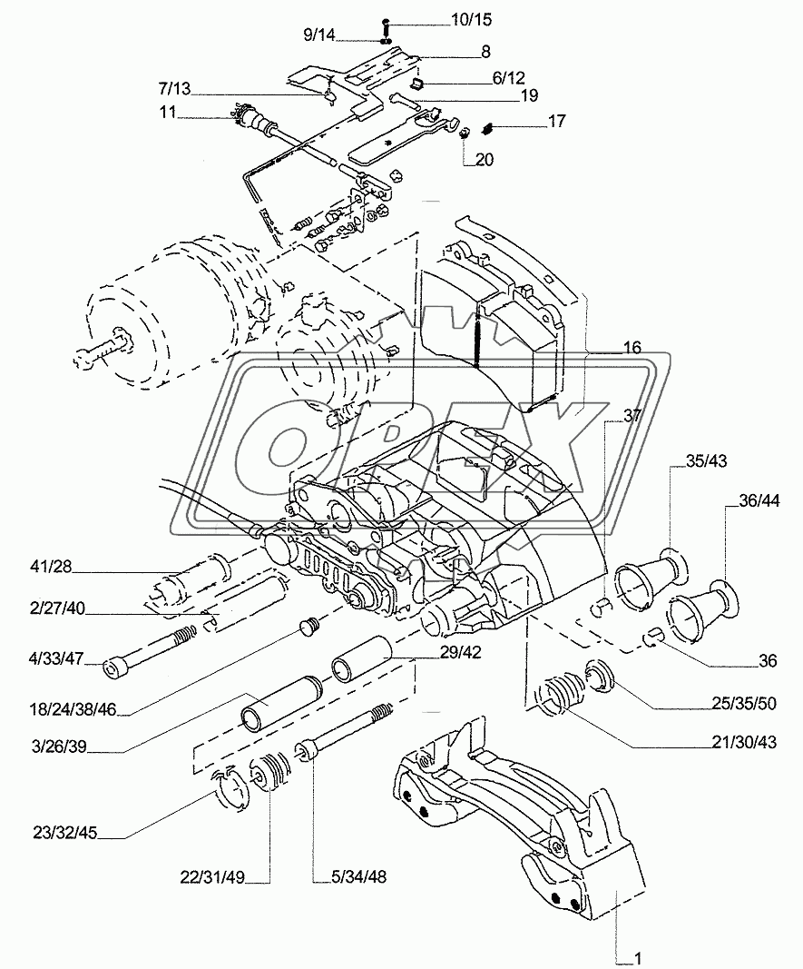 DISK BRAKE FRONT AXLE 2