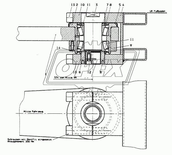 REVERSING LEVER BEARING