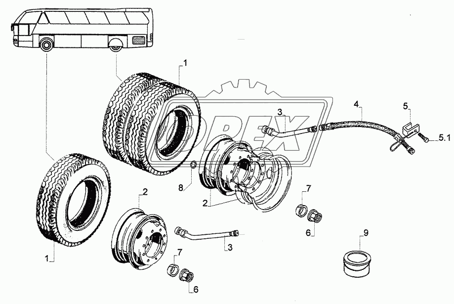 WHEELS AND TYRES