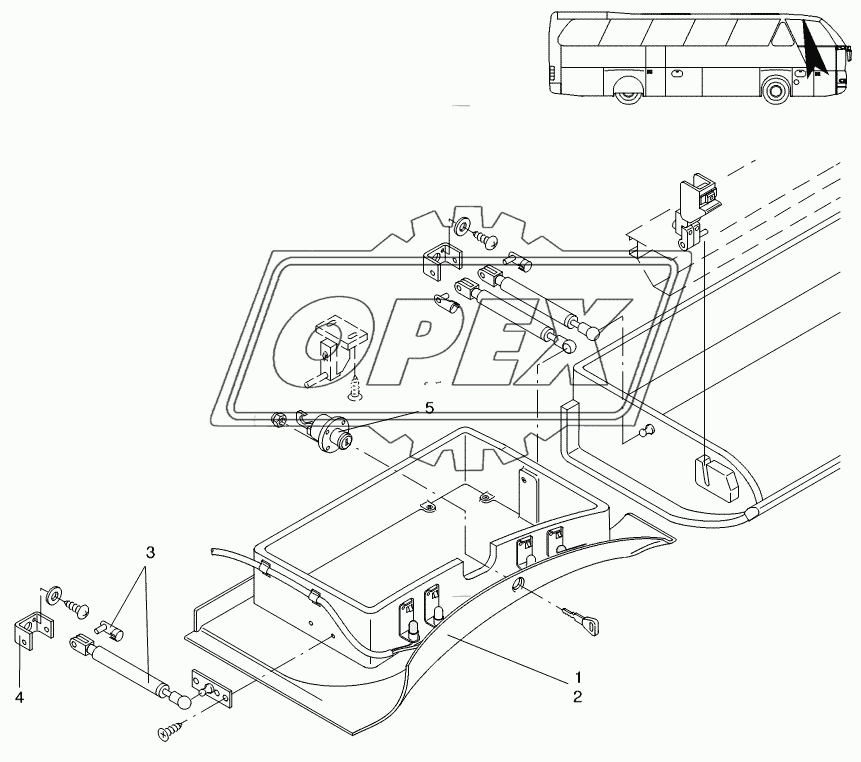 STORAGE FLAP FRONT