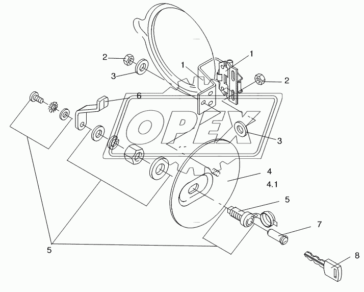 TANK FILLER FLAP