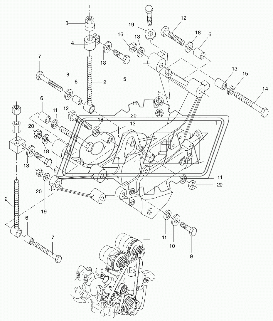 ALTERNATOR BRACKET