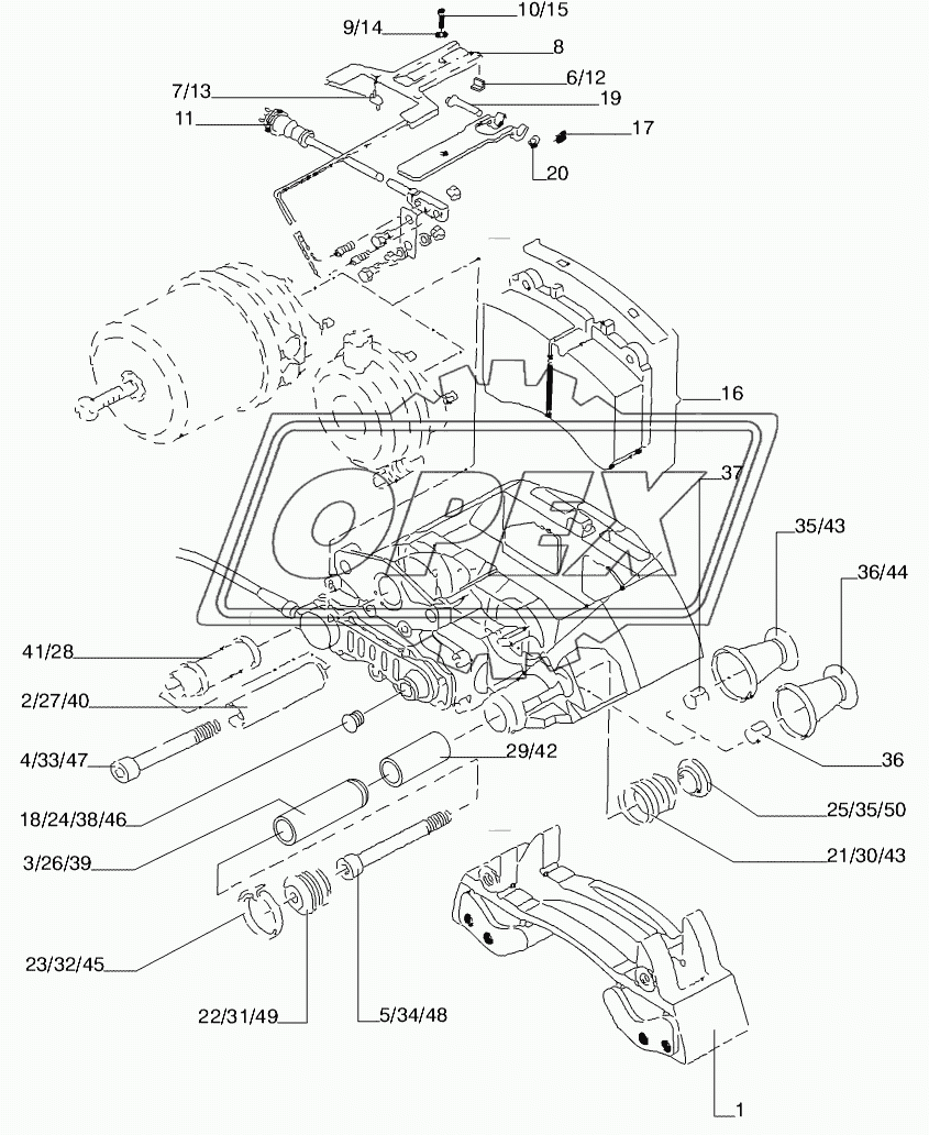 REAR AXLE DISK BRAKE 1