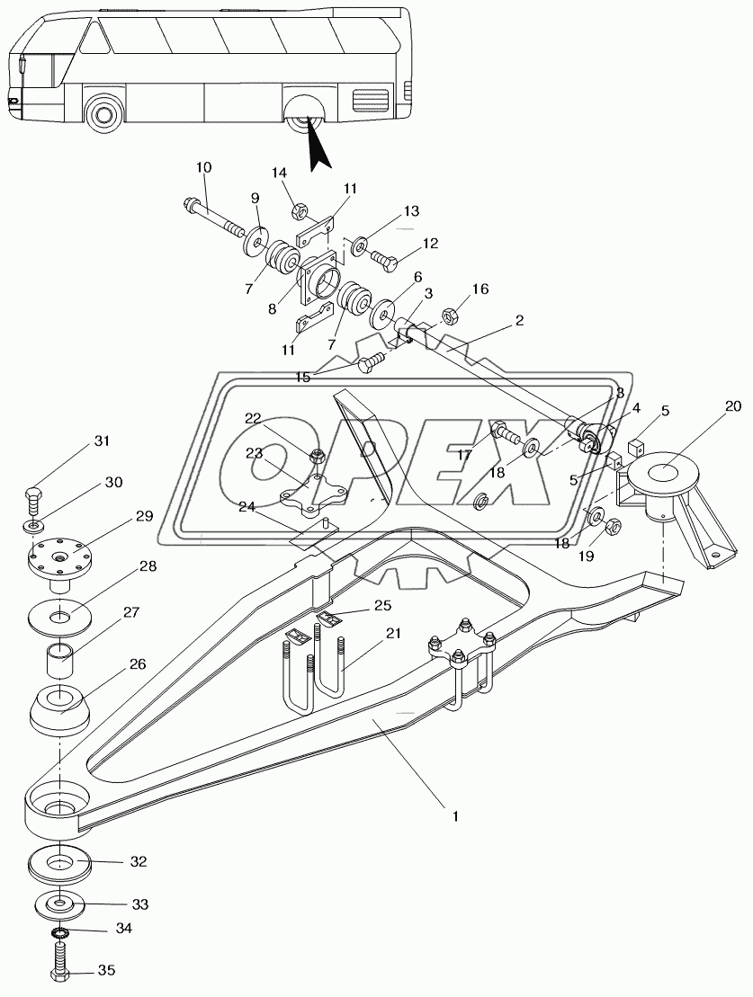 REAR AXLE SUBFRAME 1