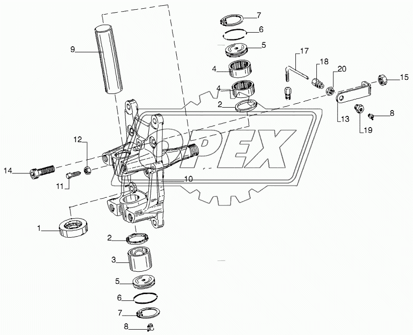 FRONT AXLE PARTS 1