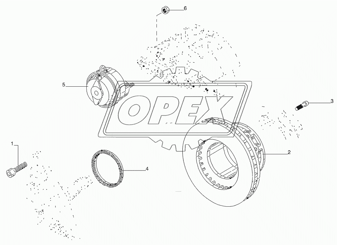 DISK BRAKE FRONT AXLE 1