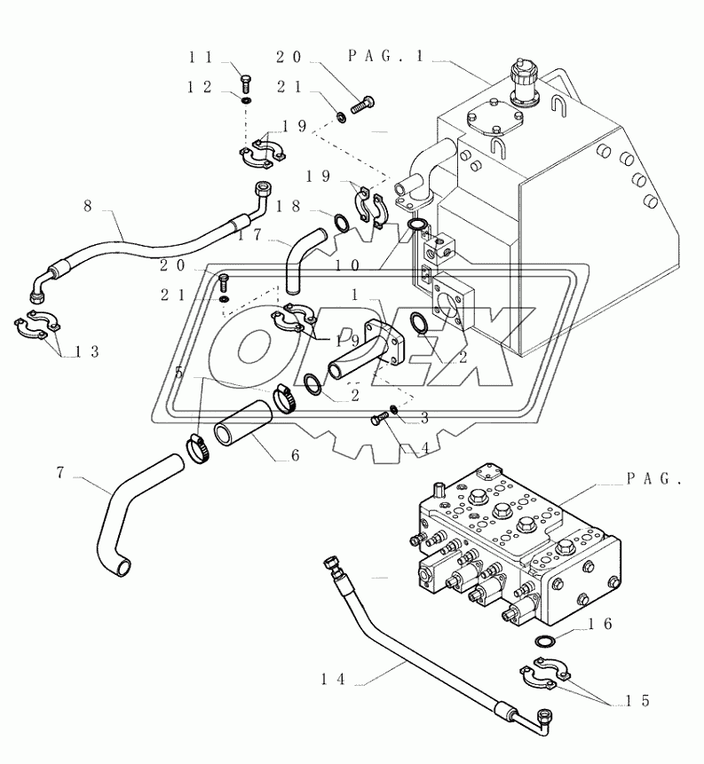 3.434(06) ­ HYDRAULIC SYSTEM PIPING