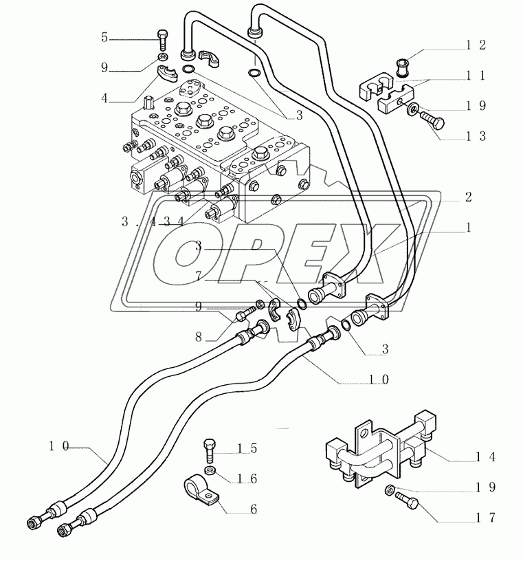 3.471(01) ­ PIPING ­ HYDRAULIC TILT