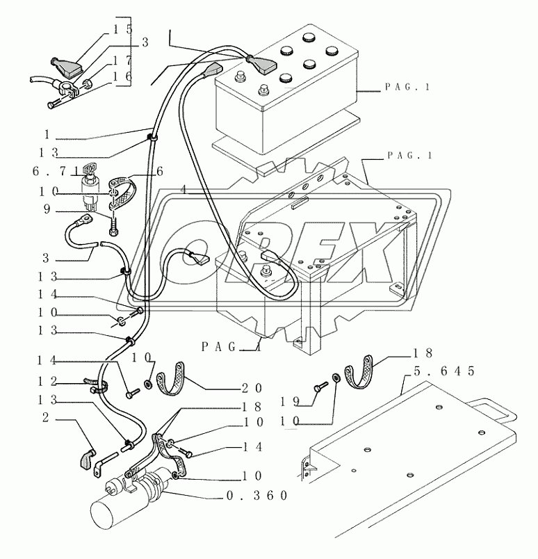 6.701(02) ­ BATTERY ­ SEAT AND SUPPORT