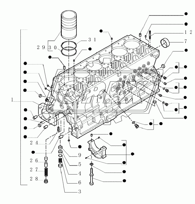 0.040(01) ­ CRANKCASE