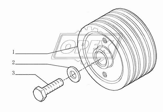 0.320(02) ­ WATER PUMP ­ PULLEY