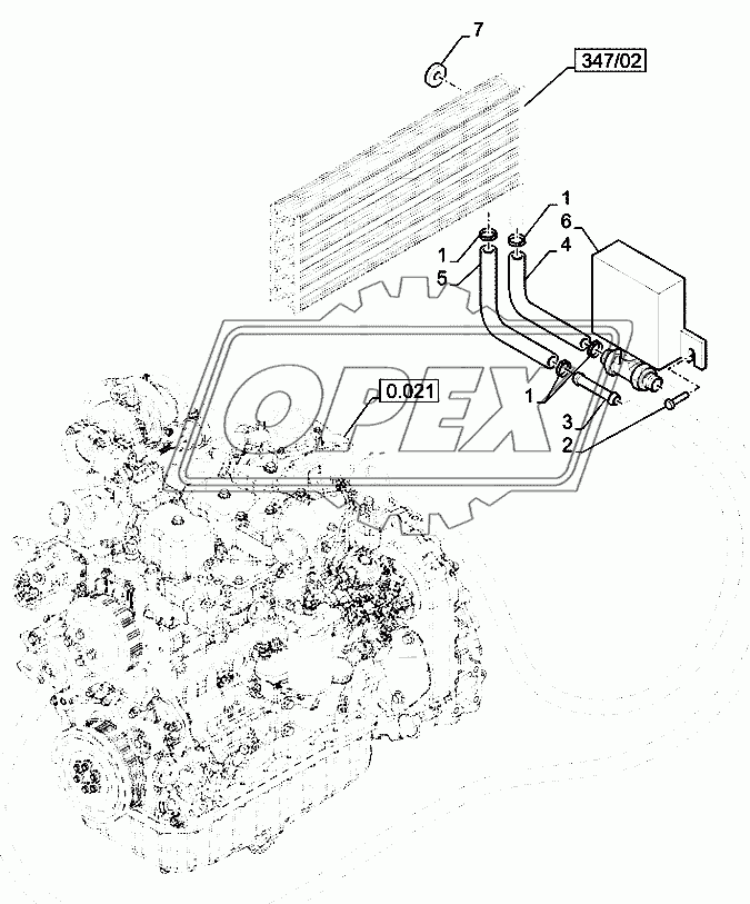 Обмотка подогревателя hoses-c7407