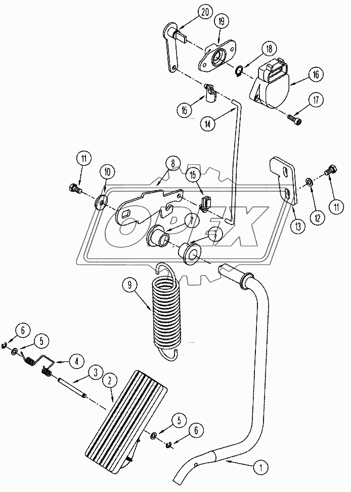 THROTTLE - DECELARATOR CONTROL