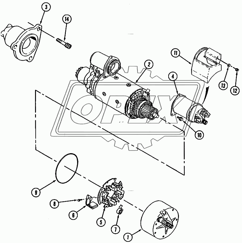 STARTER ASSY, BSN RVS001918