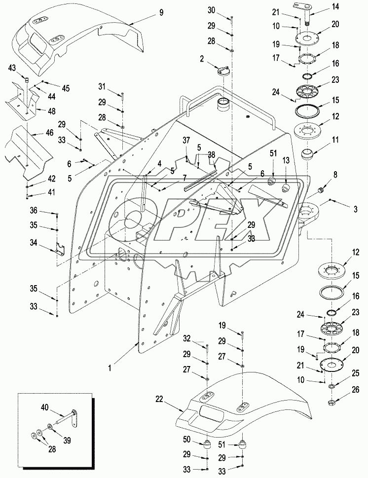 REAR FRAME