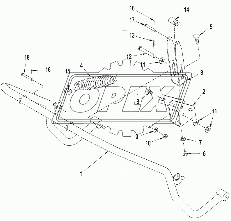 HOOD - LIFT ARM