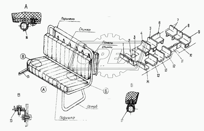 Сиденья пассажирские