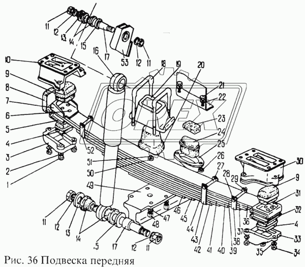 Подвеска передняя