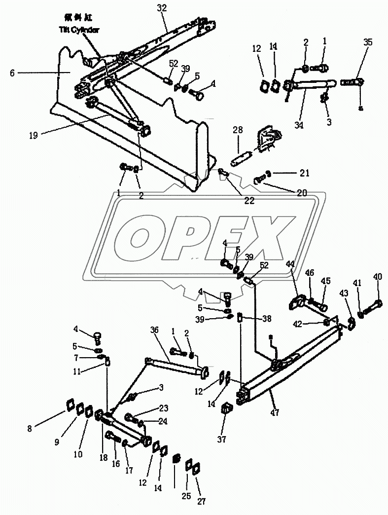 PUSH ARM AND BRANCE GROUP (PD220Y-1)