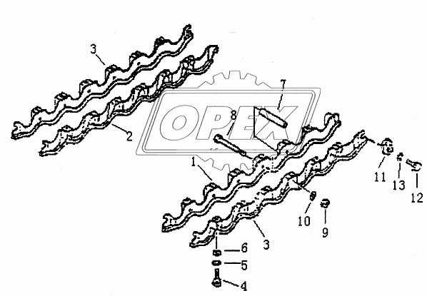 TRACK ROLLER GUARD PD320Y-1 PD320Y-2