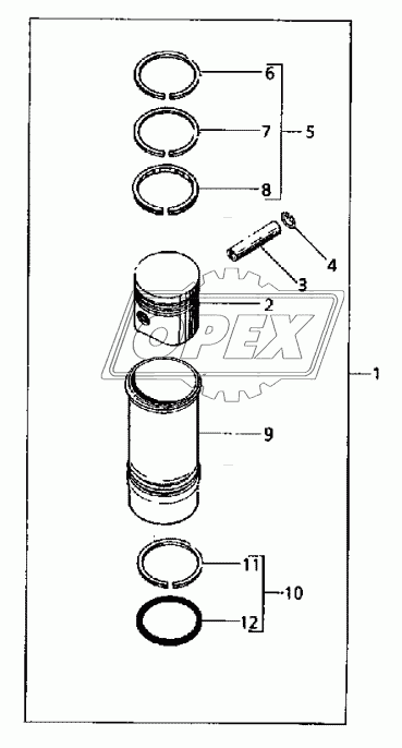 CRANKSHAFT, PISTONS AND CONNECTING RODS 2