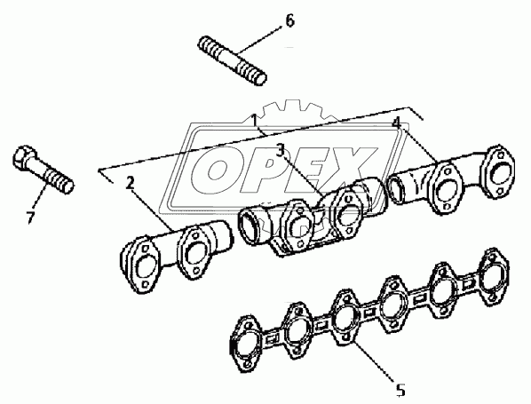 TURBOCHARGER, MANIFOLDS AND AIR CHARGE COOLER 2