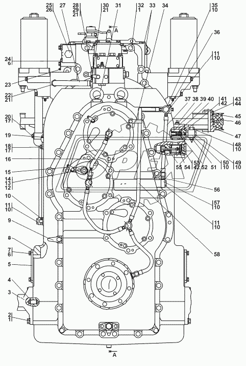 2701-12-10СП/-01СП Блок трансмиссии 1