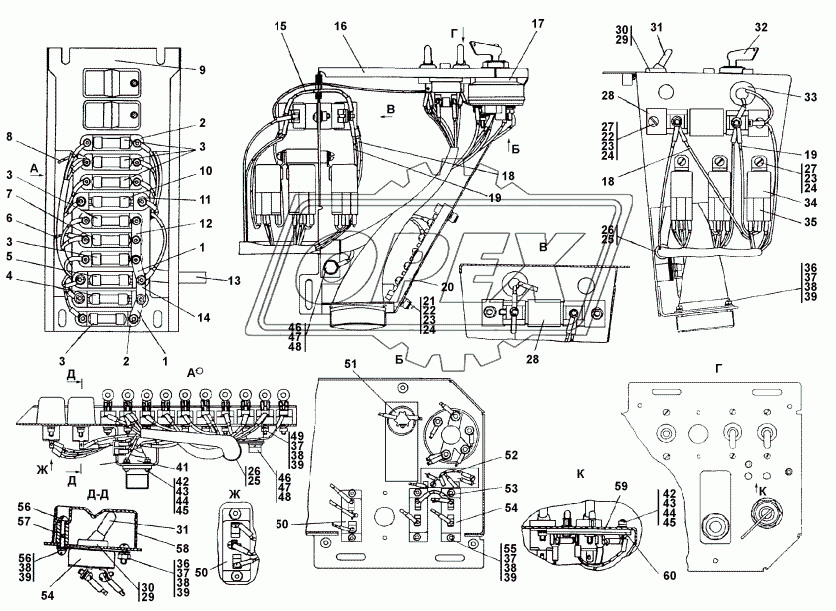 311502-10-100СП Блок выключателей