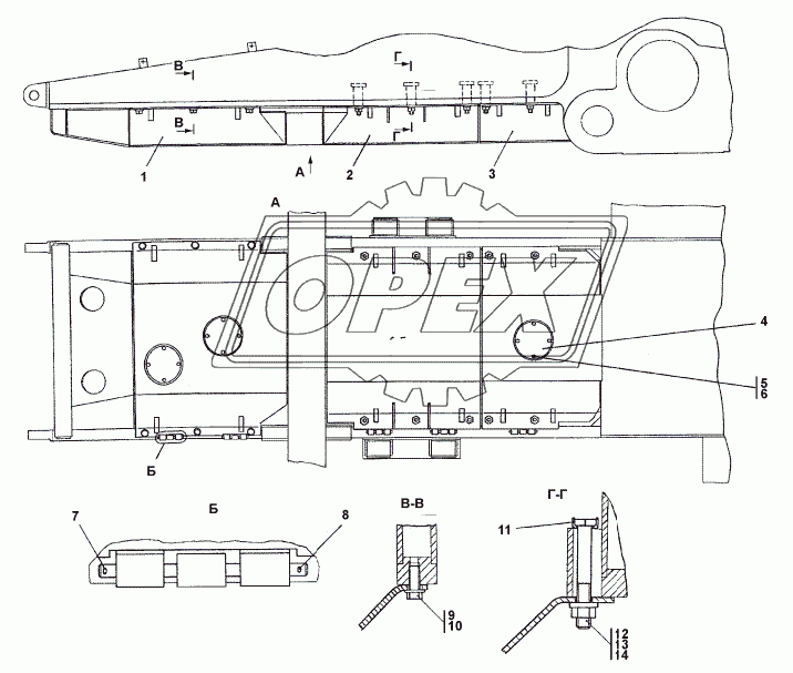 311102-64-1СП Установка кожухов