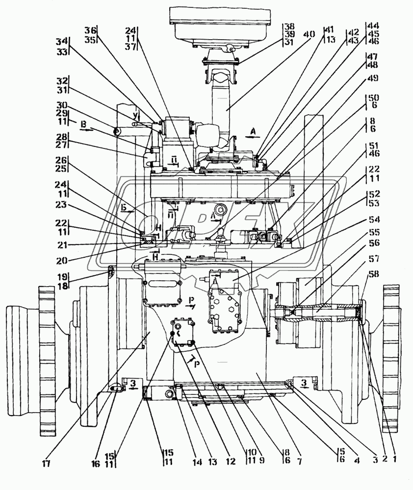 1501-16-1-01СП Установка трансмиссии 1