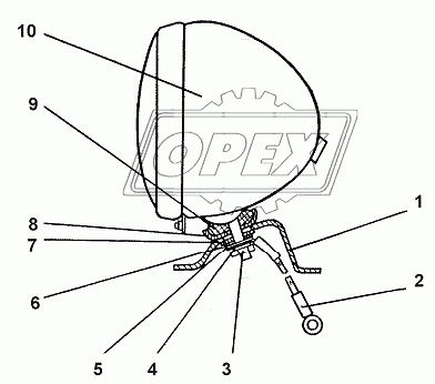 404-10-270СП Установка фары