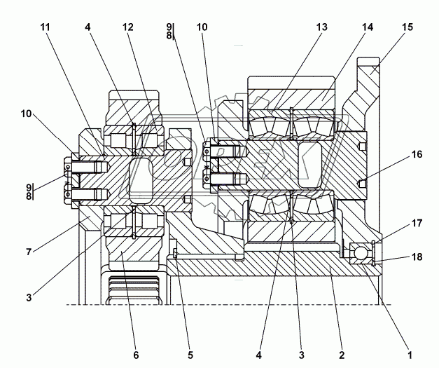 1501-96-103СП Механизм планетарный