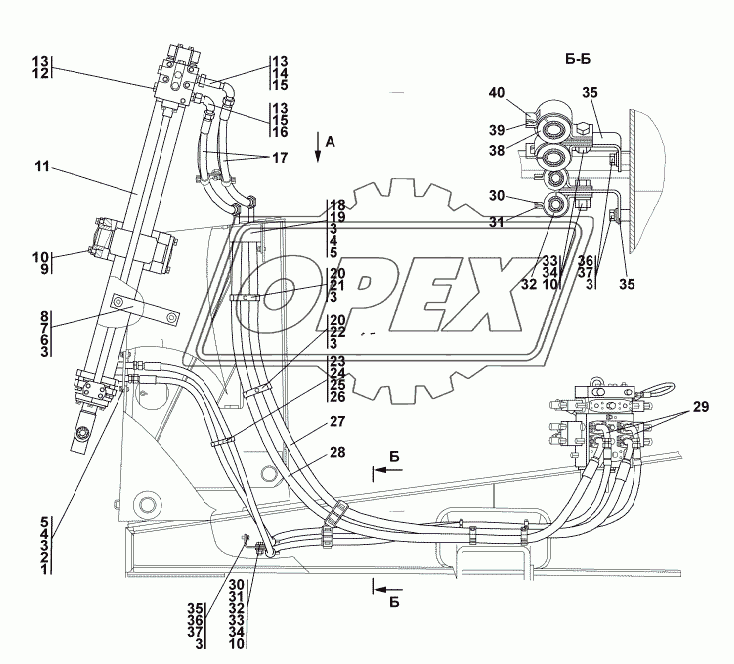 1522-26-10СП Установка гидроцилиндров 1