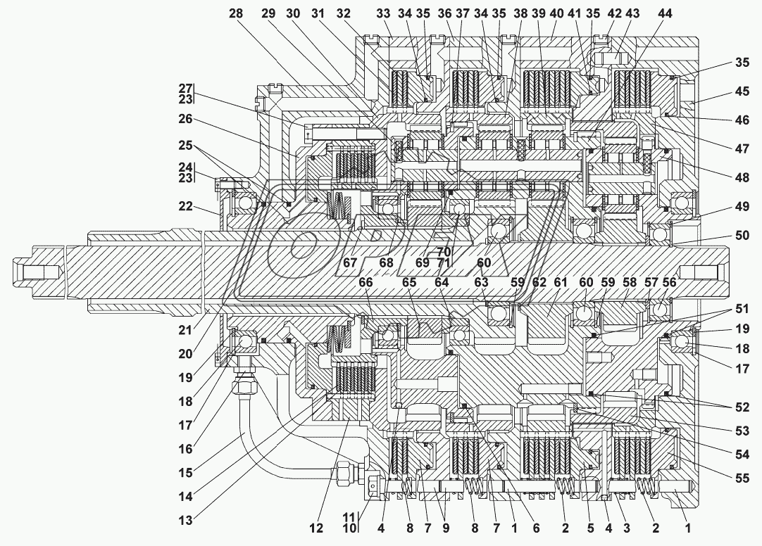 Коробка передач планетарная