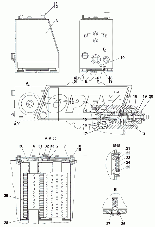 2001-26-30СП Бак гидросистемы