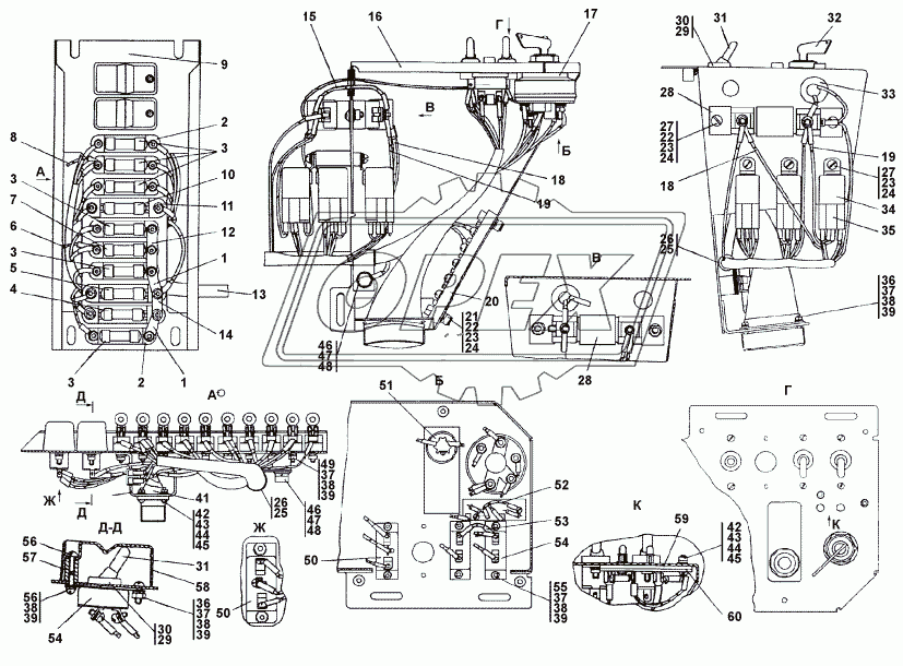 311502-10-100СП Блок выключателей