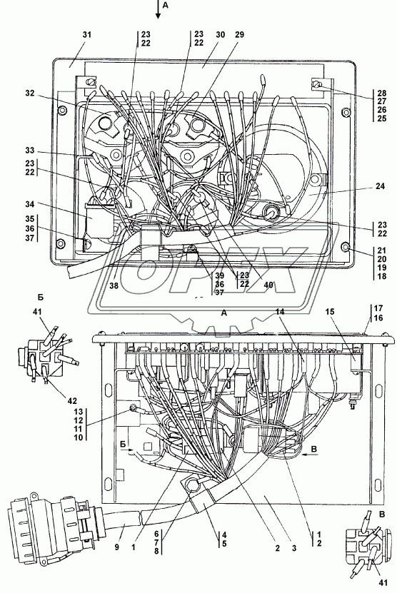 2502-10-153-02СП Щиток приборов