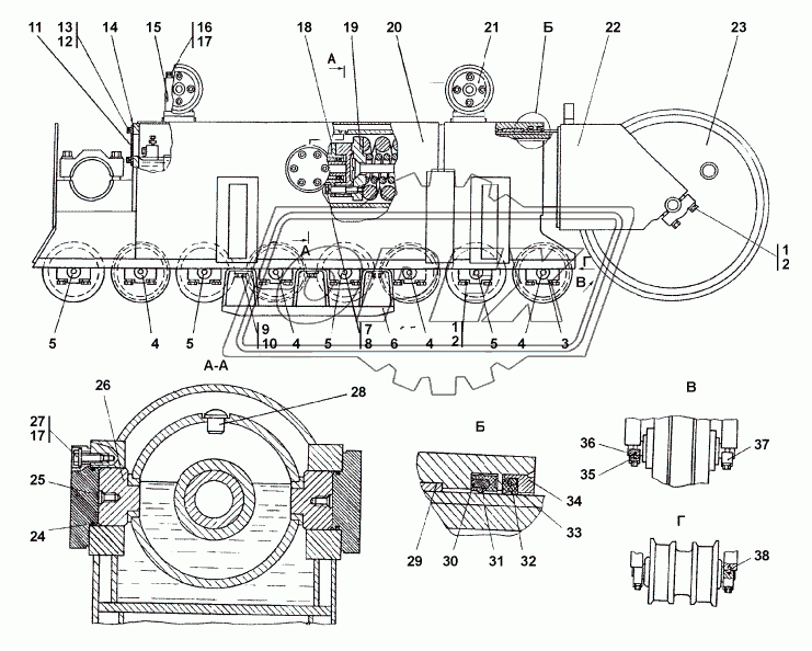 311502-21-2СП/3СП Тележка