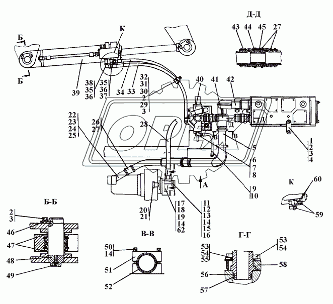 312001-26-1СП Установка гидросистемы 1