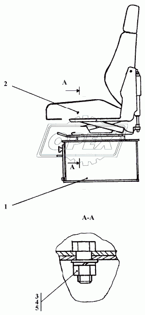 2501-23-1СП Установка сиденья