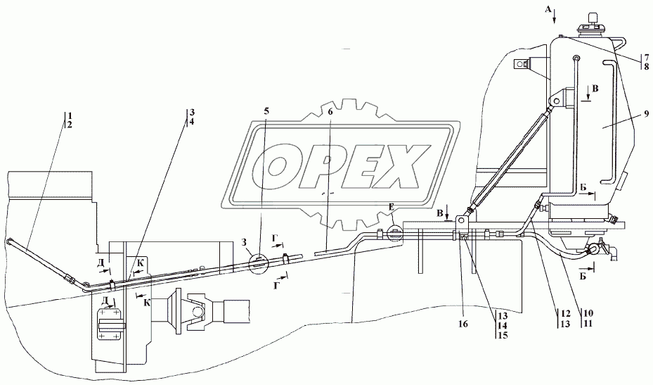 311506-25-1-01СП Установка топливного бака 1