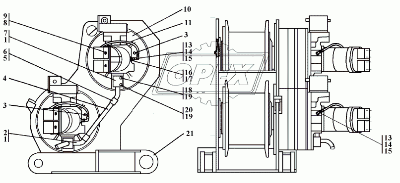 312001-90-1-01СП Установка лебедок